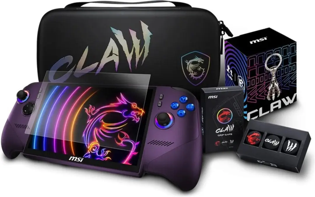 MSI Claw 8 EX AI+ CG3EM Gaming Handheld - 1TB - Void Purple