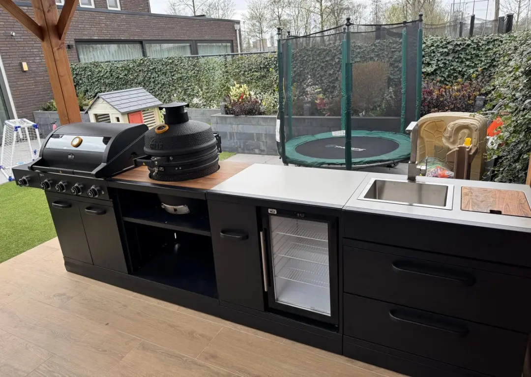 GRLLR 7-delige Buitenkeuken - 5 Branders - 9 Stuks