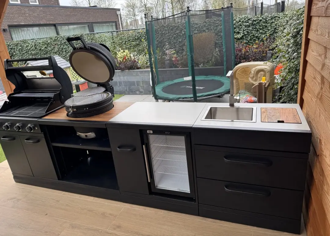 GRLLR 7-delige Buitenkeuken - 5 Branders - 9 Stuks