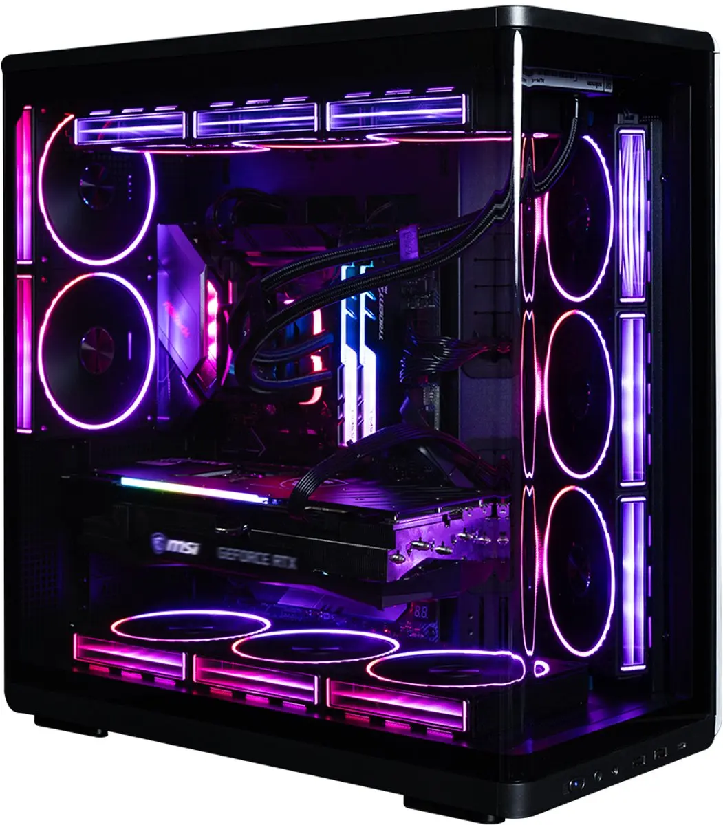 Zalman P60 Black Midi Tower - 5 ARGB Ventilatoren