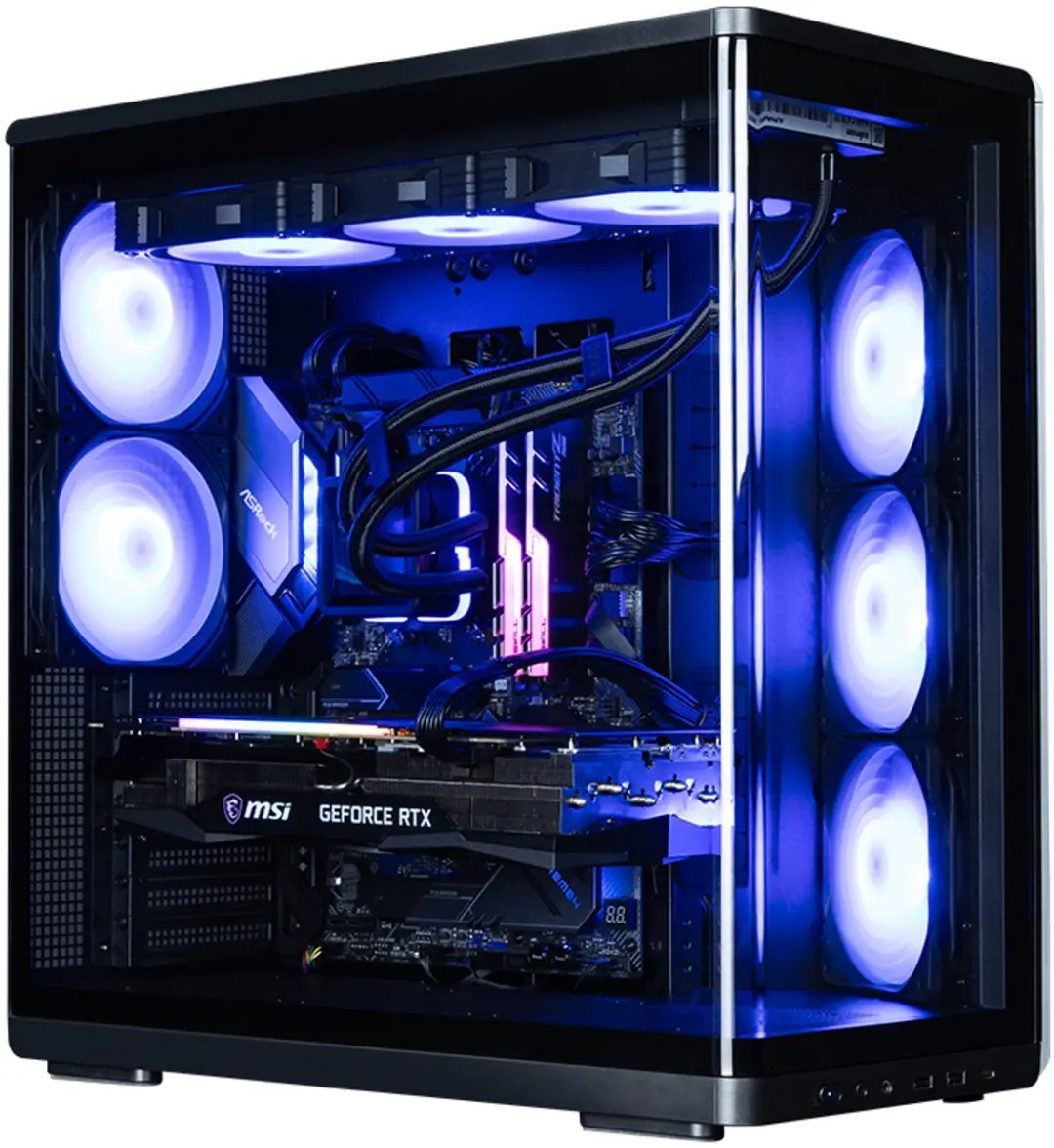 Zalman P60 Black Midi Tower - 5 ARGB Ventilatoren