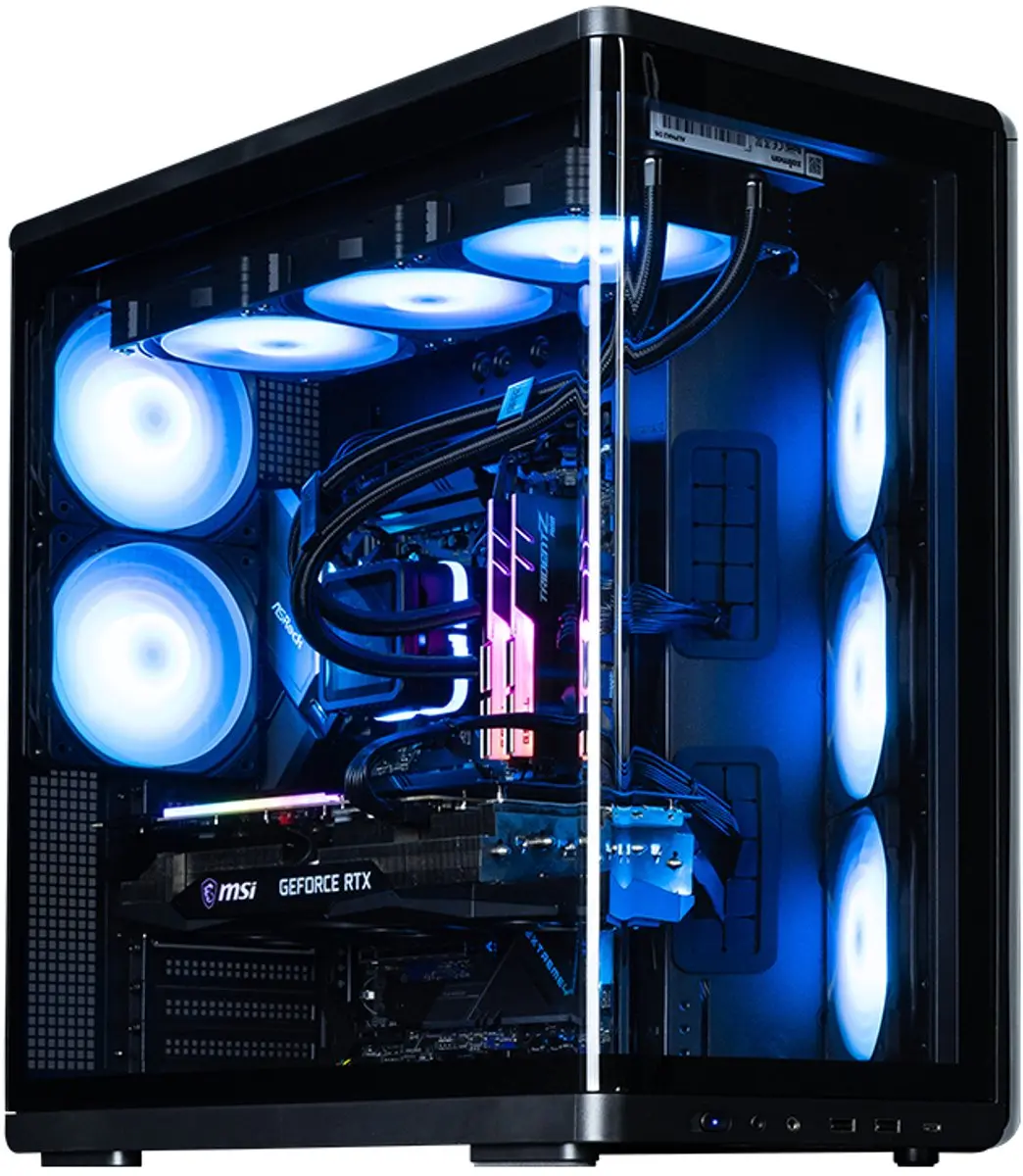 Zalman P60 Black Midi Tower - 5 ARGB Ventilatoren