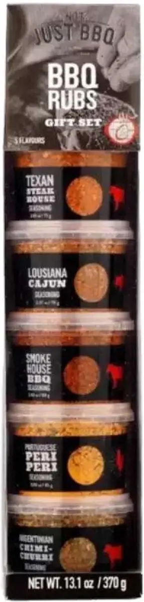 Food Kitchen Not Just BBQ Rubs Gift Set