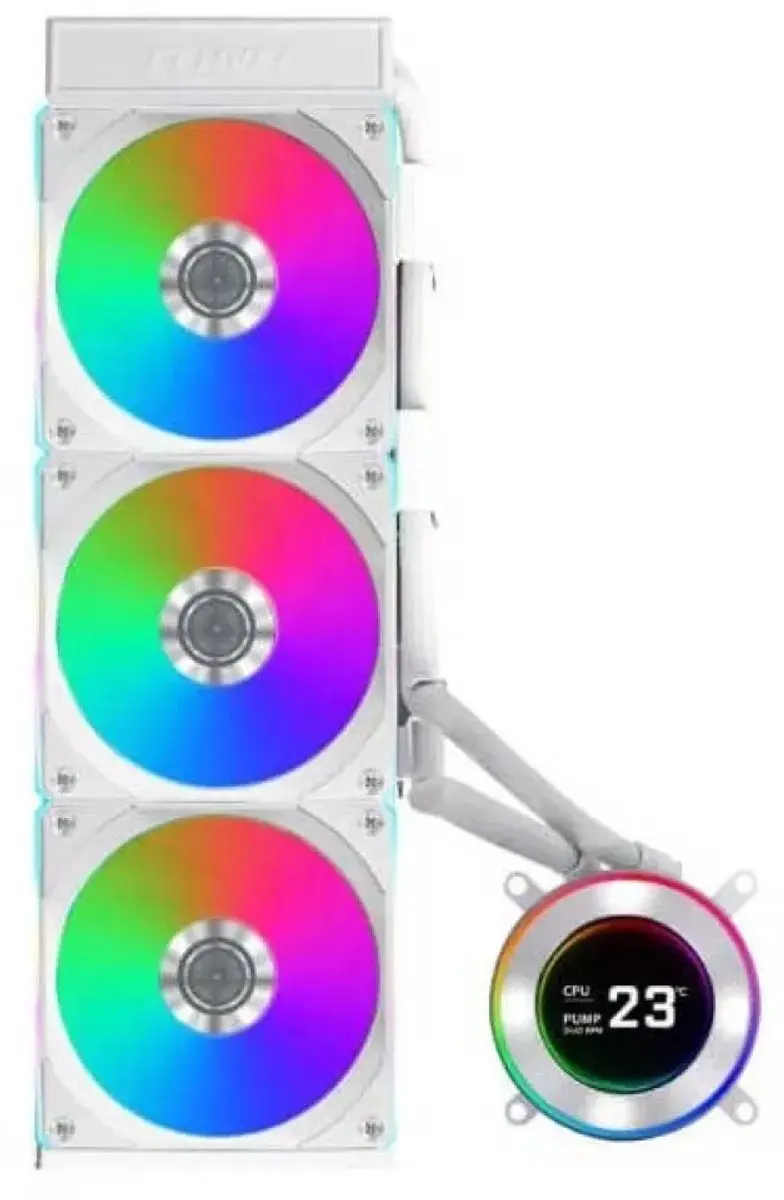 Lian Li Hydroshift II LCD-C 360CL Vloeistofkoeler - Wit