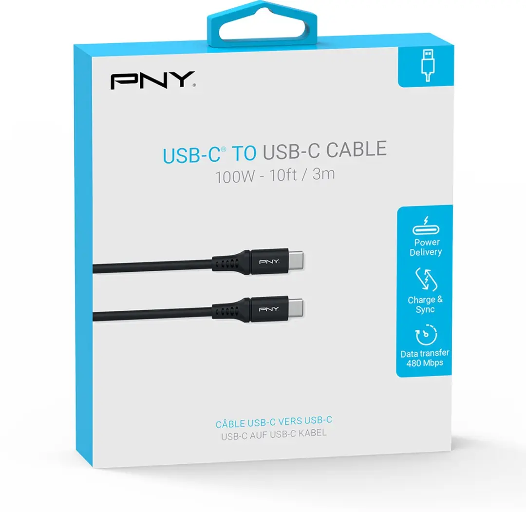 PNY USB-C Kabel C-TC-TC-K20PDB-10