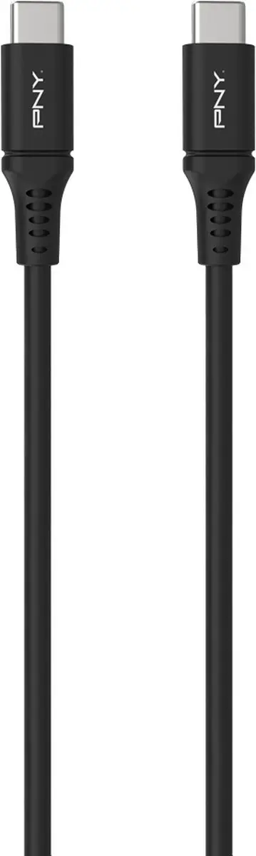 PNY USB-C Kabel C-TC-TC-K20PDB-10 - 1m - Zwart