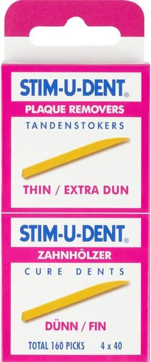 Stimudent Dun Tandenstokers - 480 Stuks