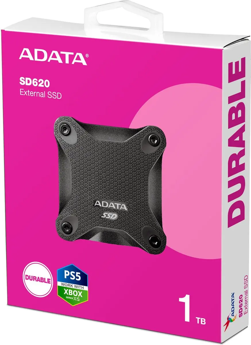 ADATA SD620 Externe Harde Schijf 1TB - Zwart
