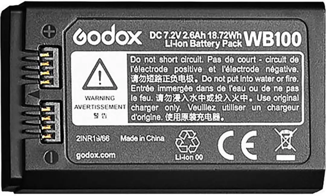 Godox Accu WB100 D195471 voor AD100 Pro