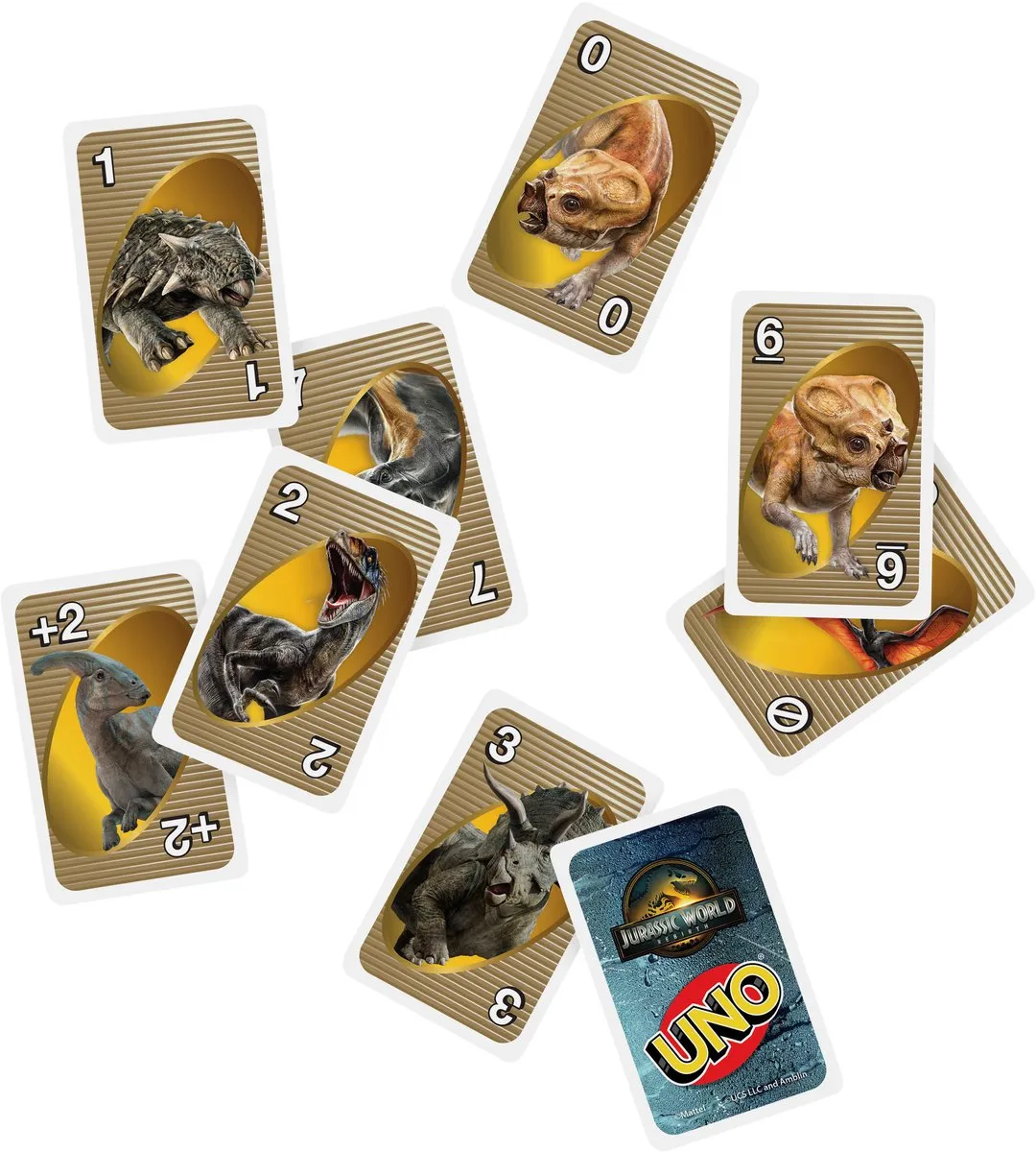 Mattel Games UNO Jurassic World Rebirth Kaartspel - MATTJFT28