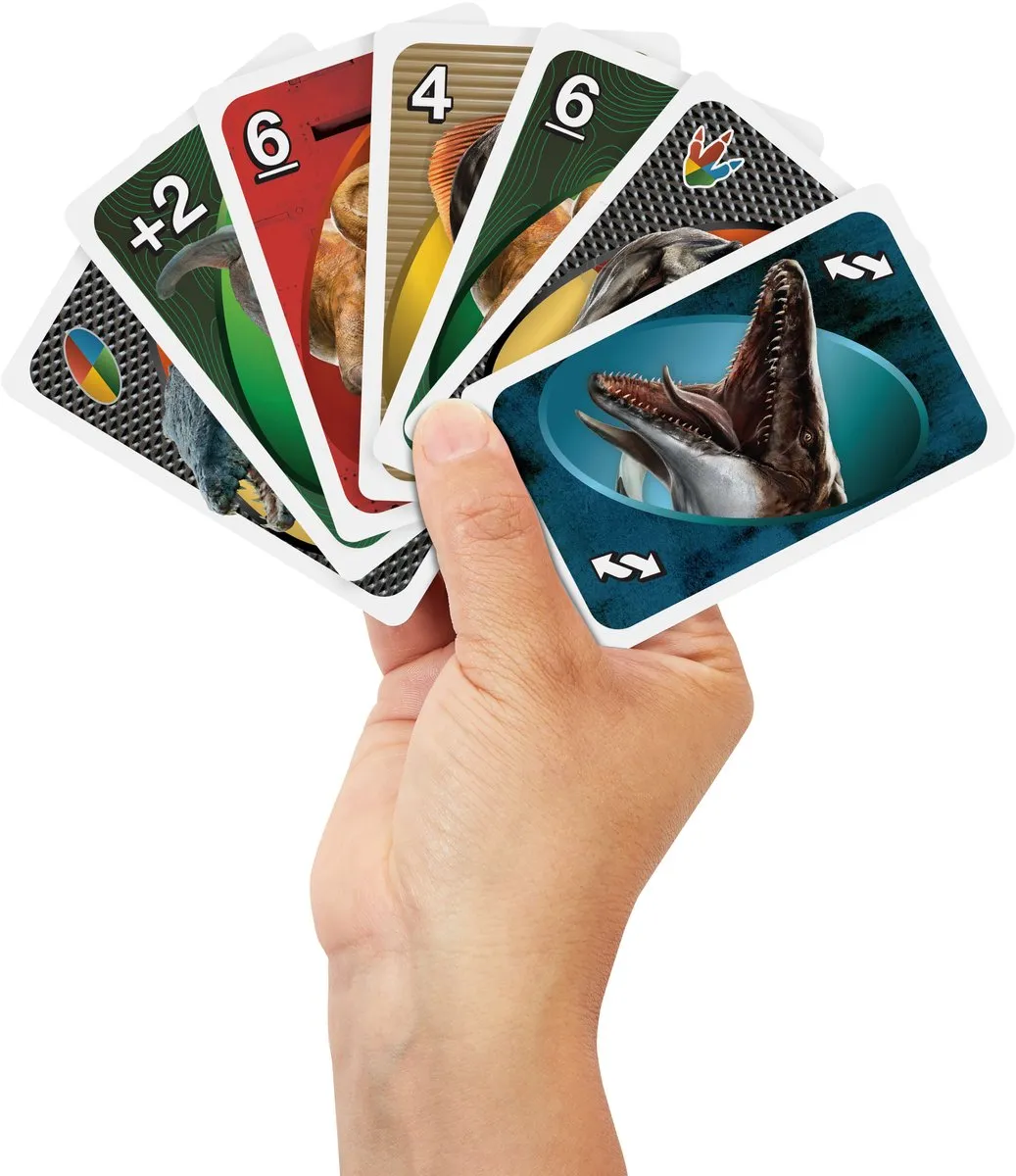 Mattel Games UNO Jurassic World Rebirth Kaartspel - MATTJFT28