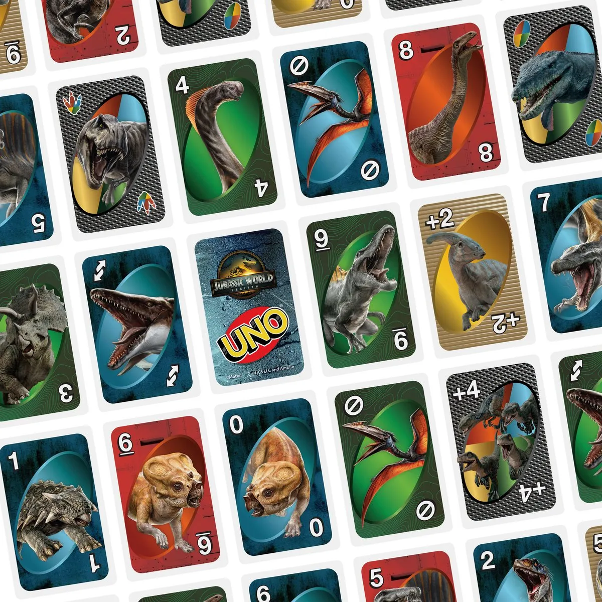 Mattel Games UNO Jurassic World Rebirth Kaartspel - MATTJFT28