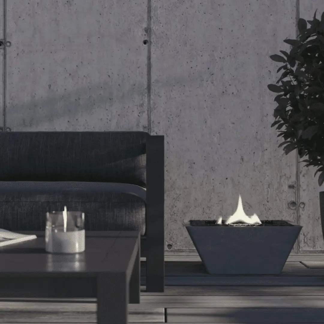 Hibiscus 33 Concrete MgO Tafelbrander - Grijs - afbeelding 4 van 6