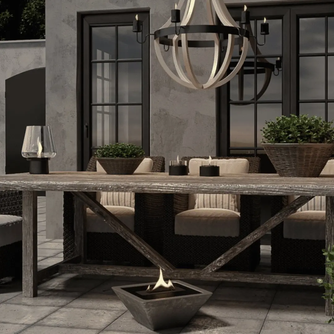 Hibiscus 33 Concrete MgO Tafelbrander - Grijs - afbeelding 6 van 6