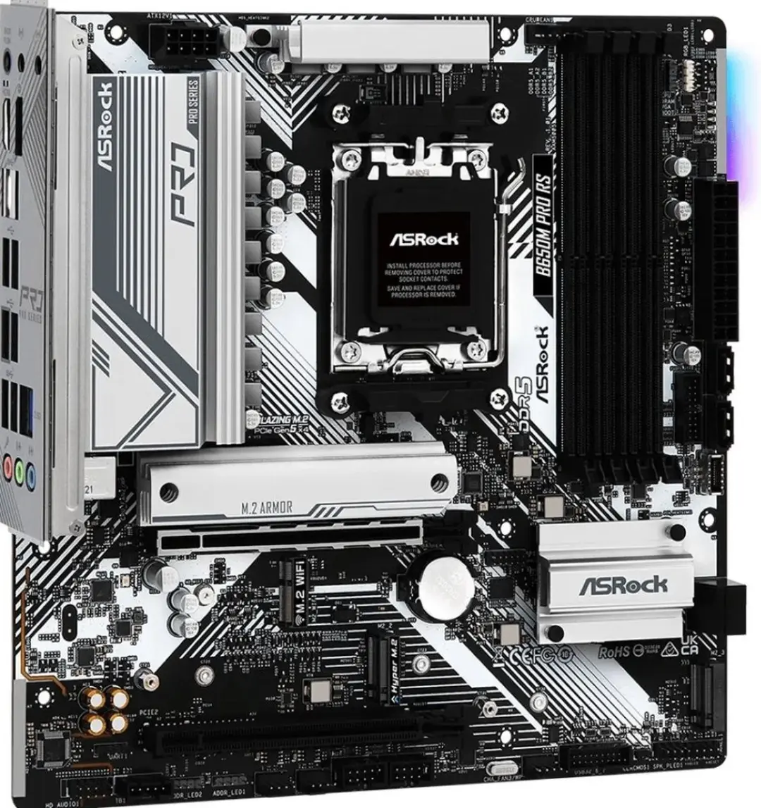 ASRock B650M Pro RS AM5 Moederbord - DDR5