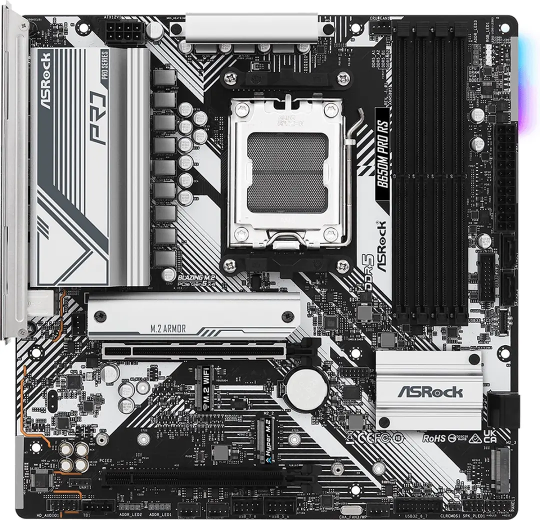 ASRock B650M Pro RS AM5 Moederbord - DDR5