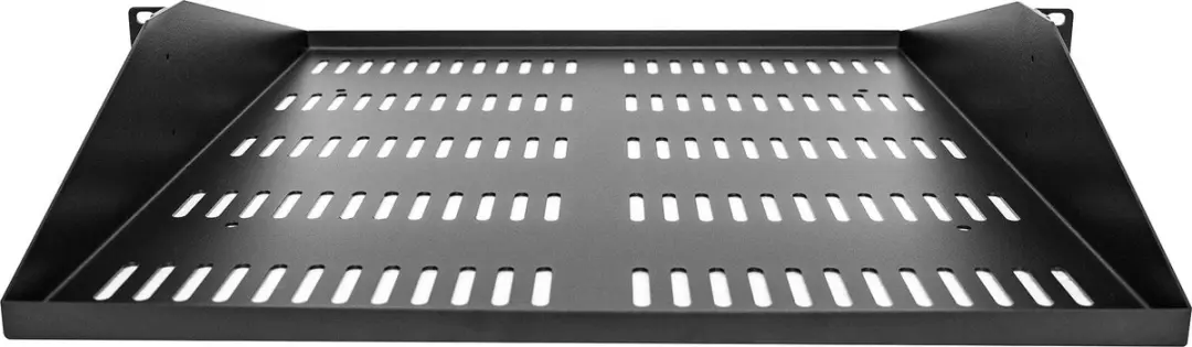 Startech 2U Rackplank 20 inch - Geventileerd - Zwart