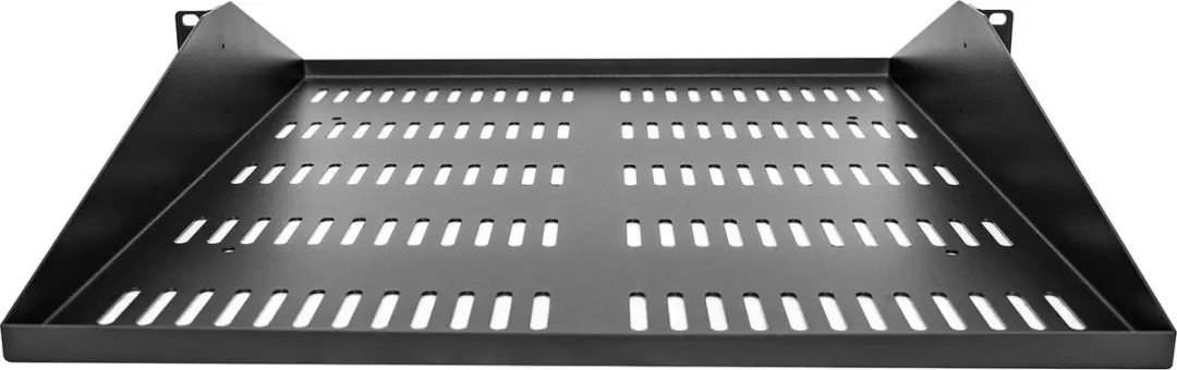 Startech 2U Rackplank 20 inch - Geventileerd - Zwart