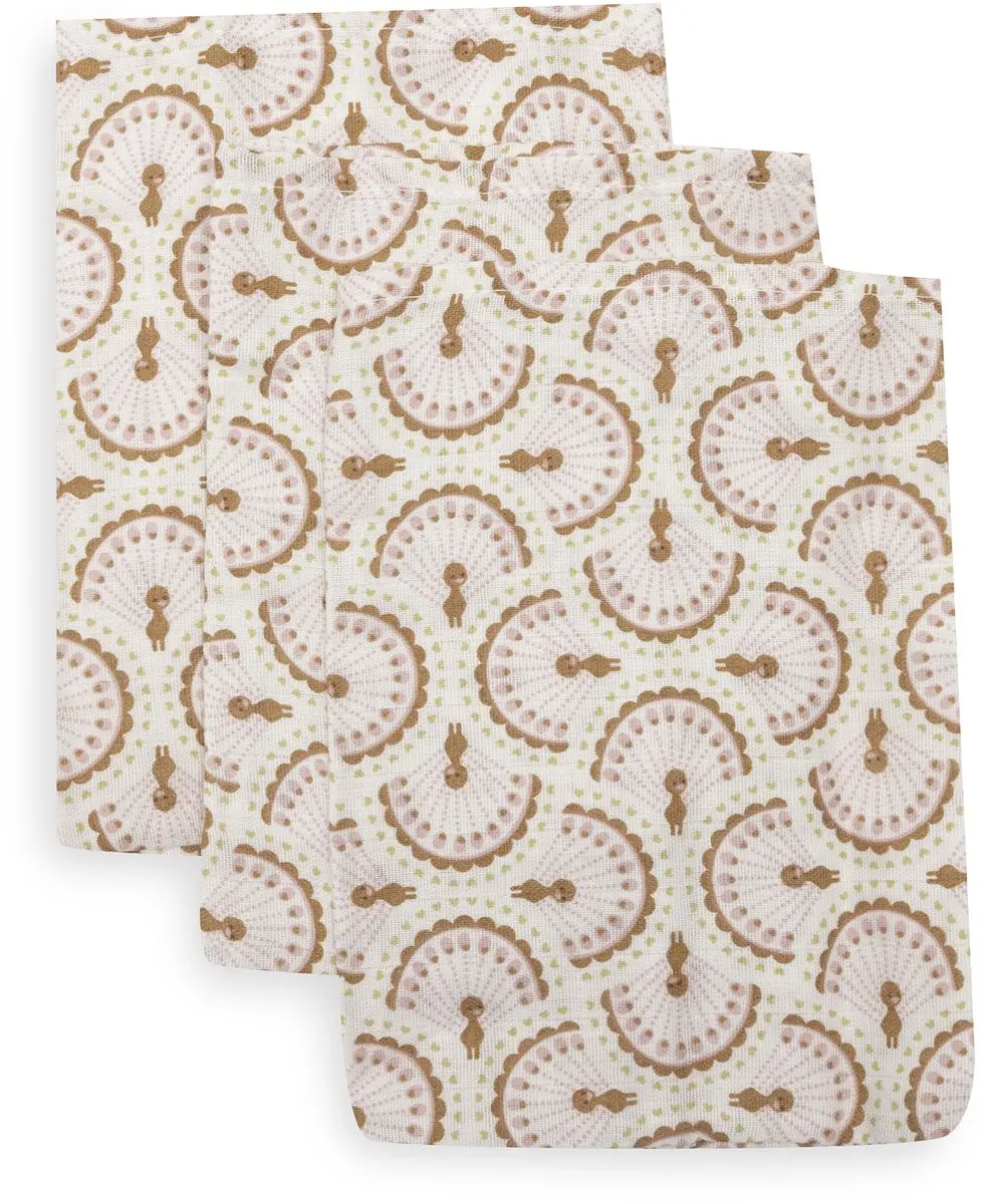 Jollein Hydrofiel Washandje Soft Plumes 15x20cm