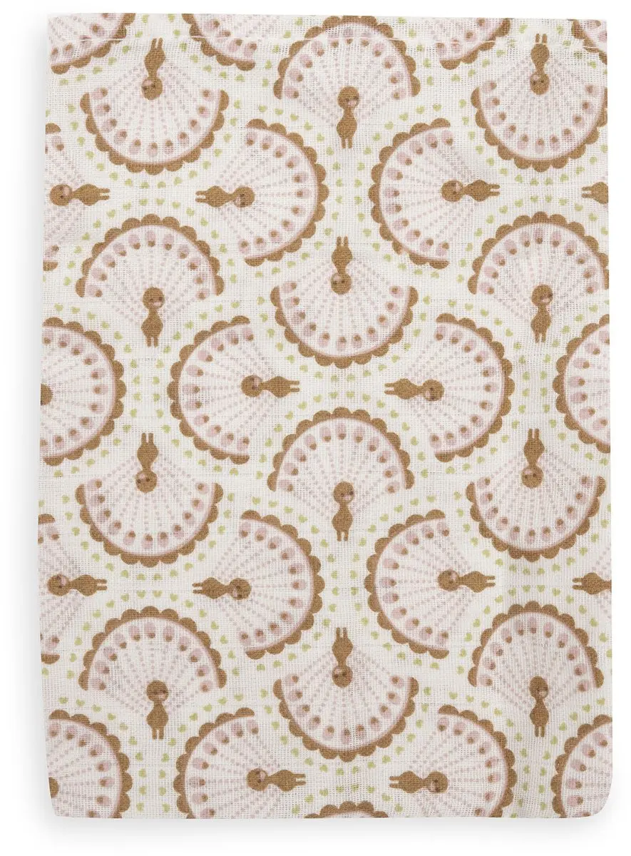 Jollein Hydrofiel Washandje Soft Plumes 15x20cm - 3 Stuks - Multicolor