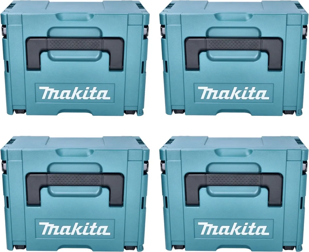 Makita MAKPAC Maat 3 Kunststof Koffer - 4 Stuks - afbeelding 5 van 5