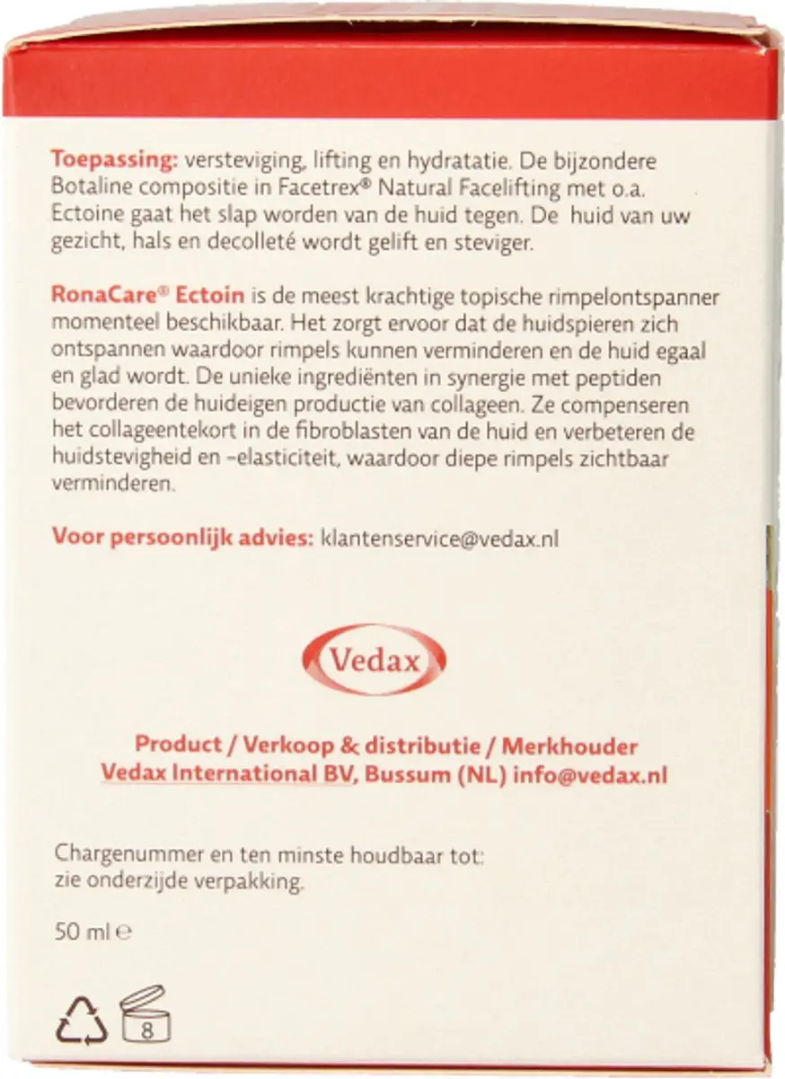 Vedax Facetrex Facelifting 50ml