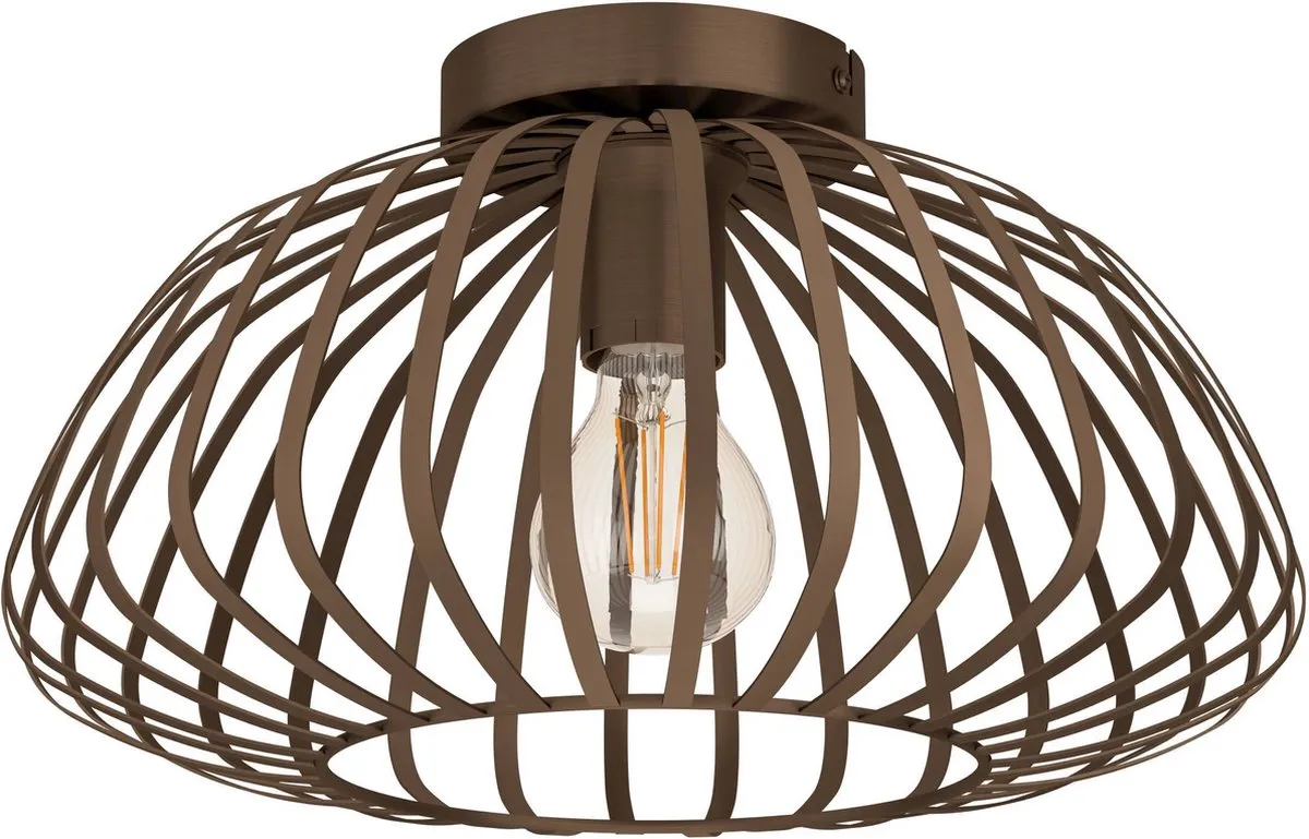 Eglo Espinal Plafondlamp E27 - Ø38,5cm Brons