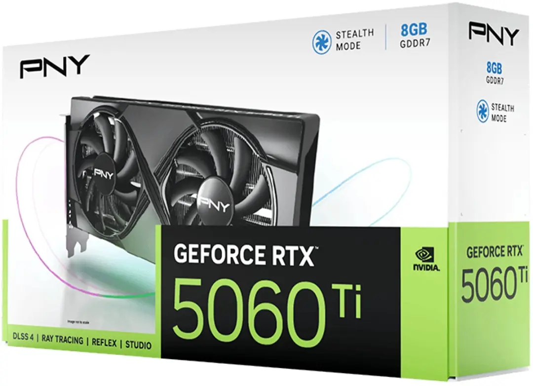 PNY NVIDIA GeForce RTX 5060 Ti VCG5060T8DFXPB1 - Videokaart 8GB GDDR7