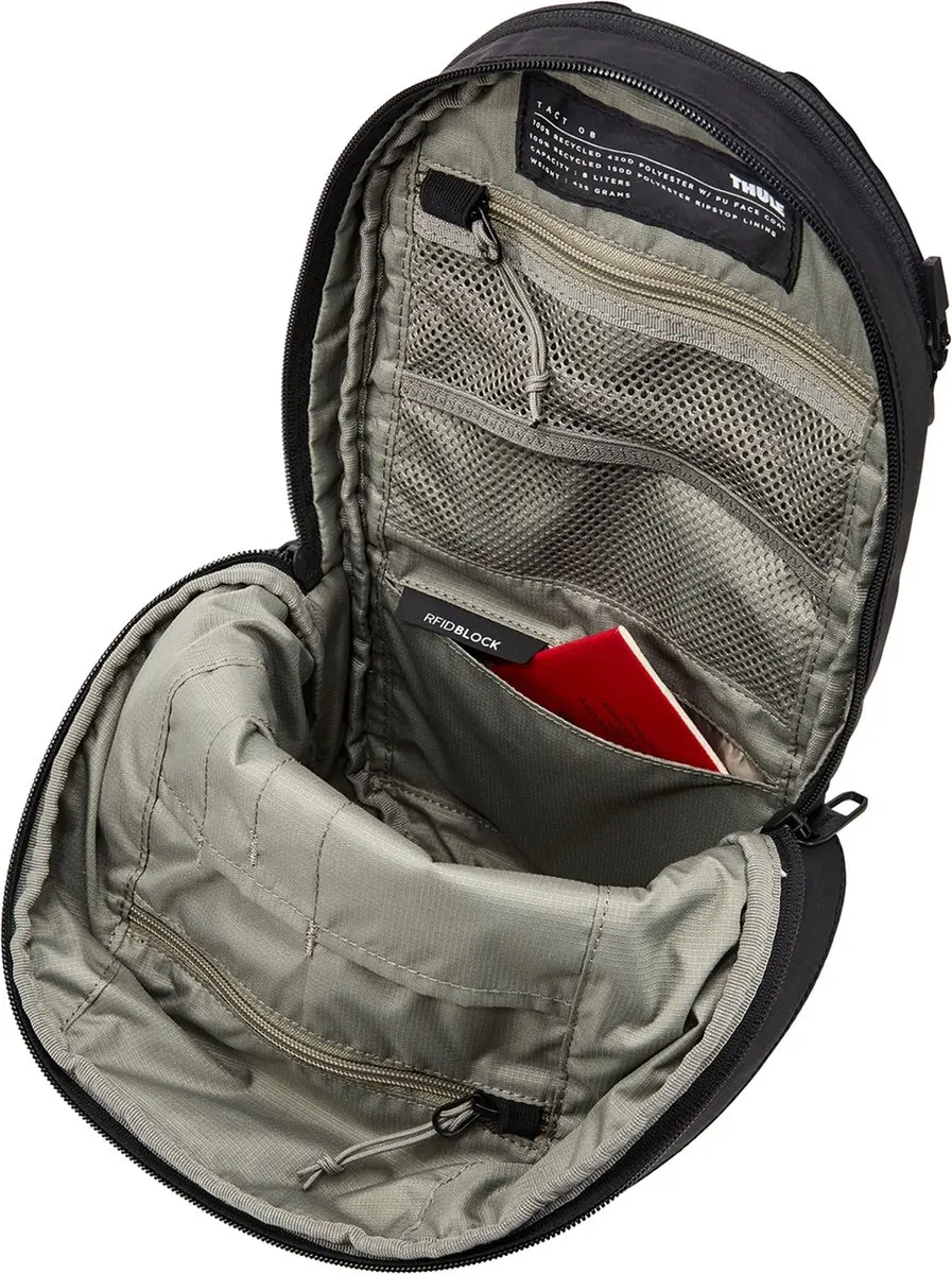 Thule Tact Sling 8L Crossbody Tas - Zwart - afbeelding 5 van 6