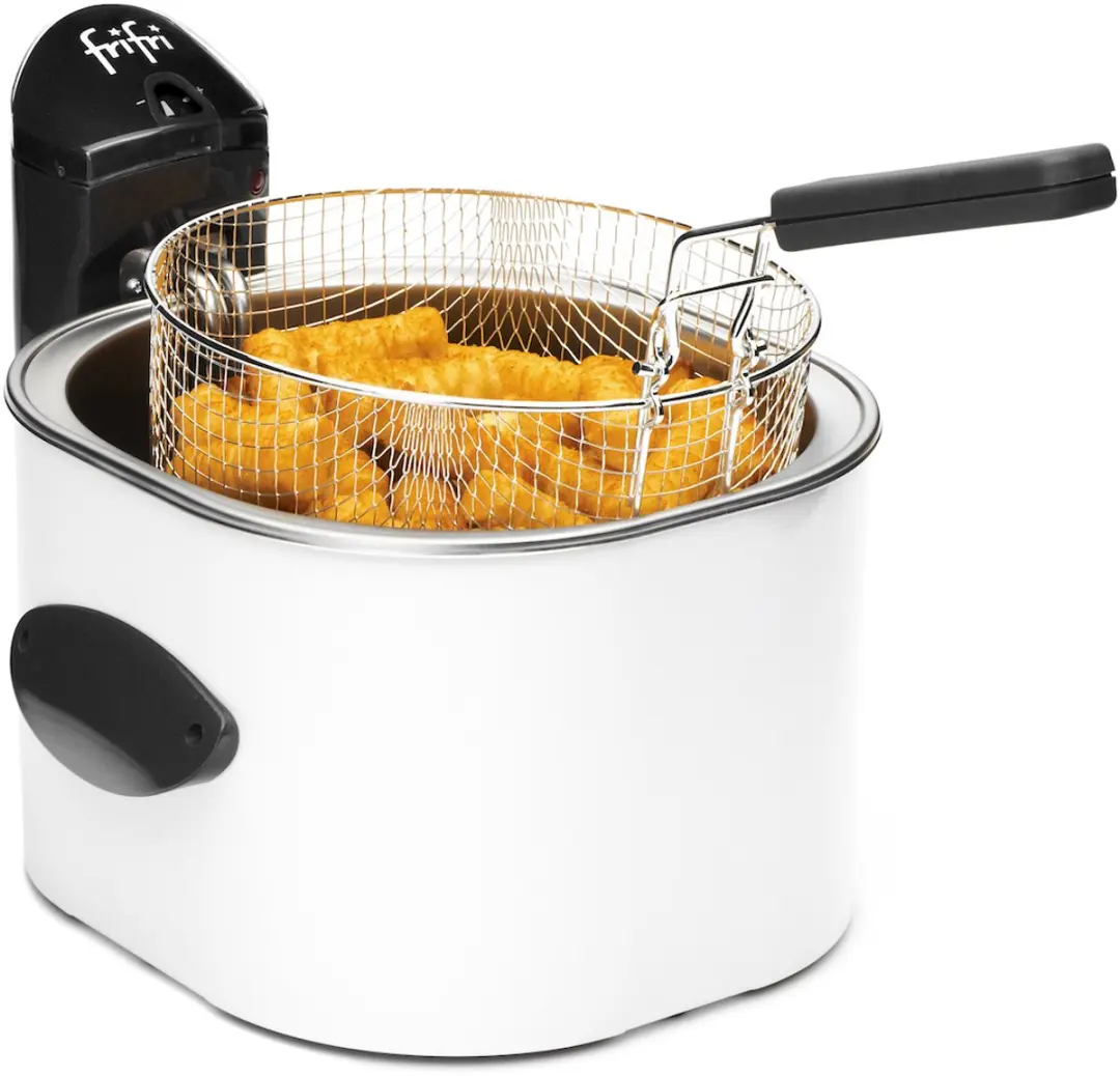 Frifri Tradition F1528 Frituurpan 4L 3200W - RVS Kuip - Wit