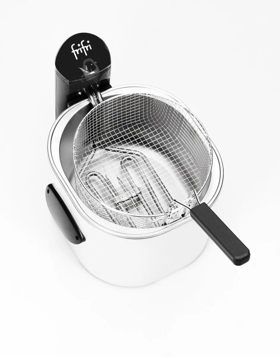 Frifri Tradition F1528 Frituurpan 4L 3200W - RVS Kuip - Wit