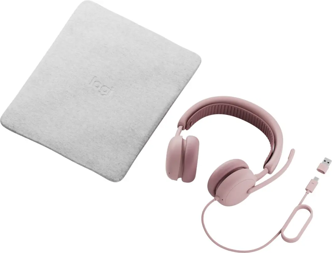 Logitech Zone Wired 2 Headset - Roze - afbeelding 2 van 6