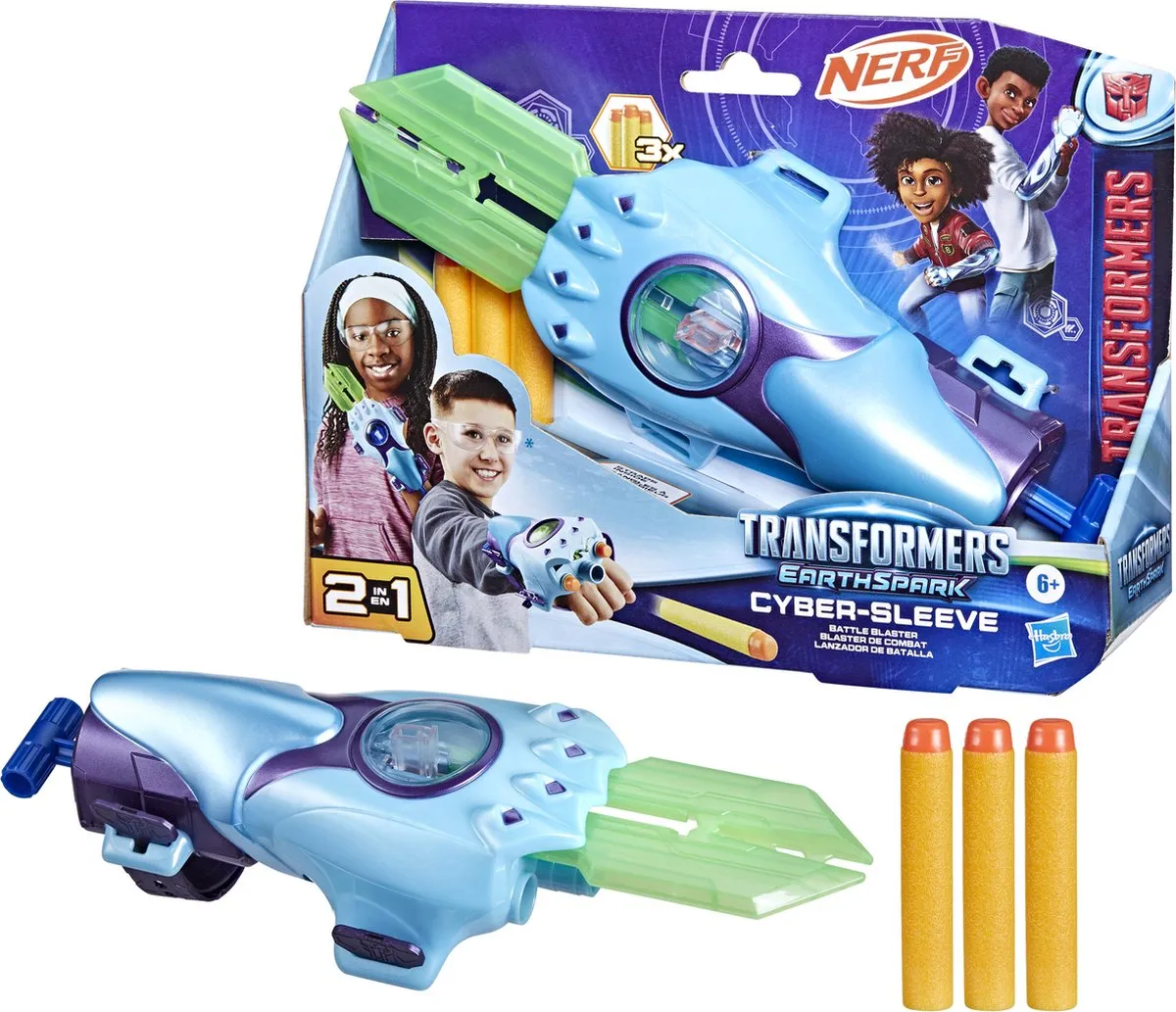 Nerf Transformers Earthspark Cybersleeve Blaster