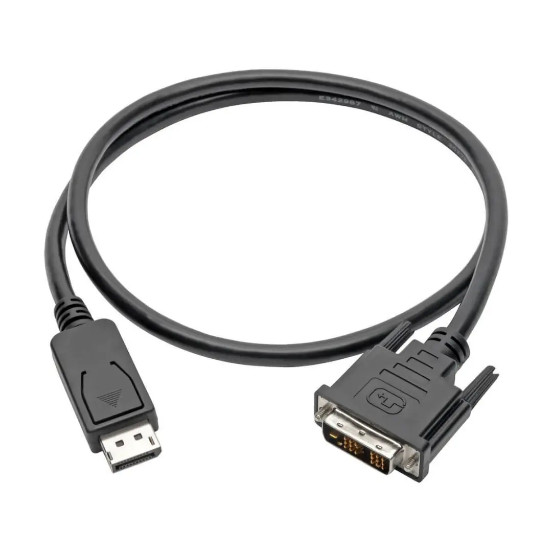 Tripp Lite P581-003 DisplayPort naar DVI-D Adapterkabel - Zwart
