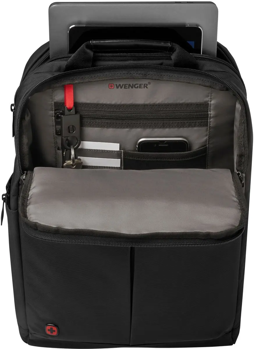 Wenger Reload Rugzak 16" - 12 Vakken - Zwart