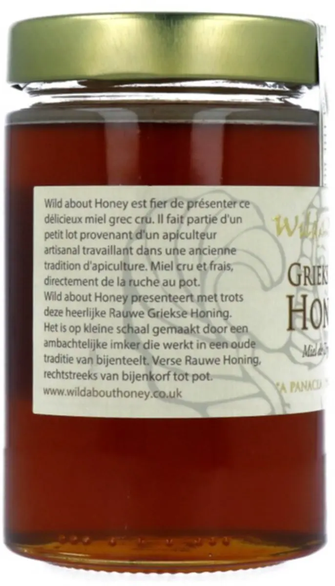 Wild About Honey Griekse Tijm Honing 480g