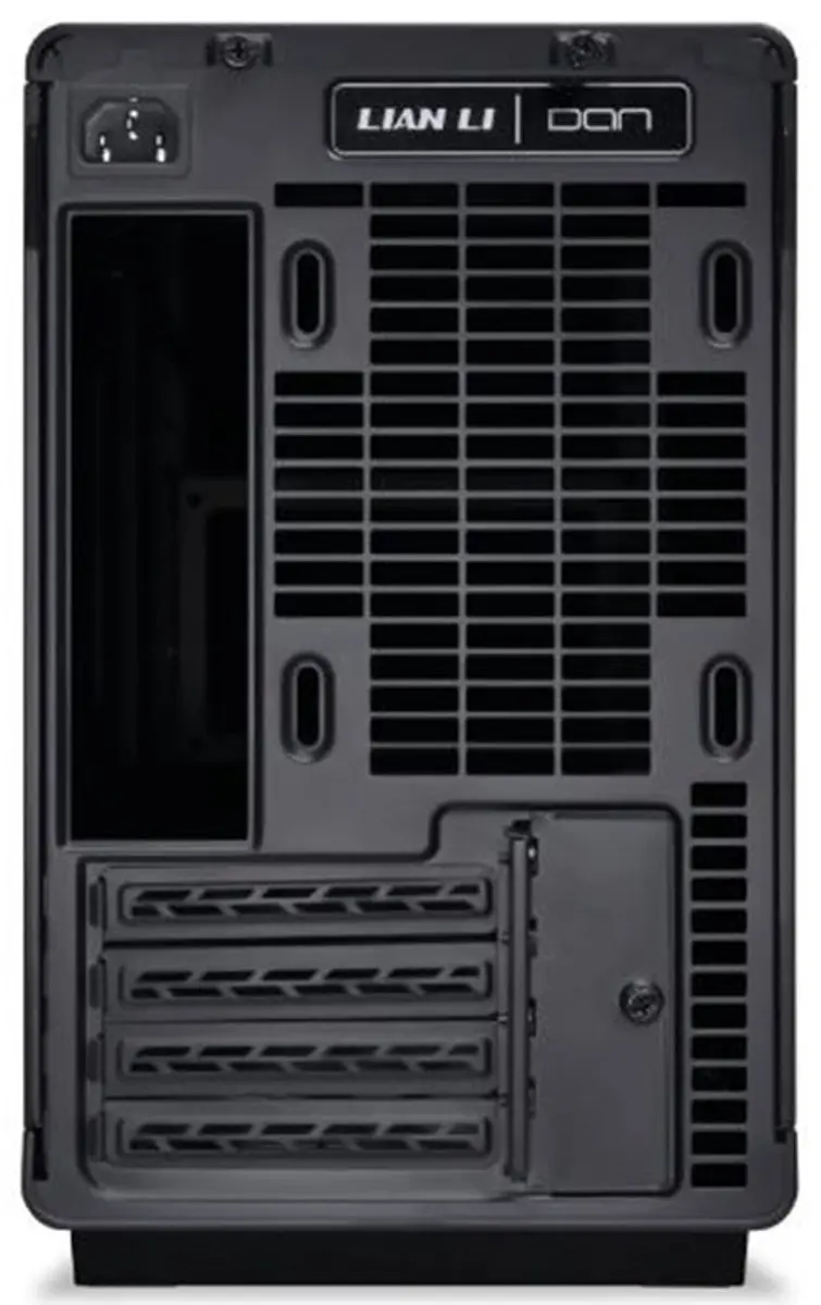 Lian Li DAN A3 PC-behuizing - mATX - Mesh & Wood Edition - Zwart