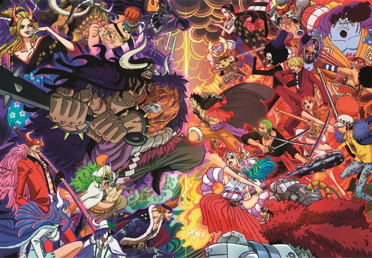 Clementoni One Piece Impossible Puzzel 1000 Stuks - Multicolor