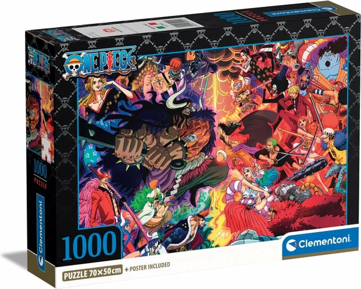 Clementoni One Piece Impossible Puzzel 1000 Stuks