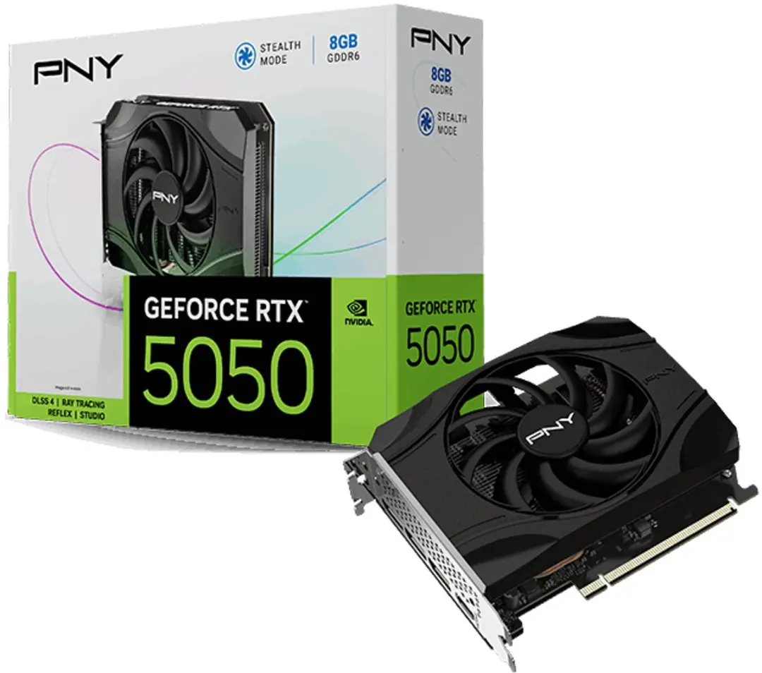PNY GeForce RTX 5050 VCG50508SFXPB1 Grafische Kaart - 8GB GDDR6