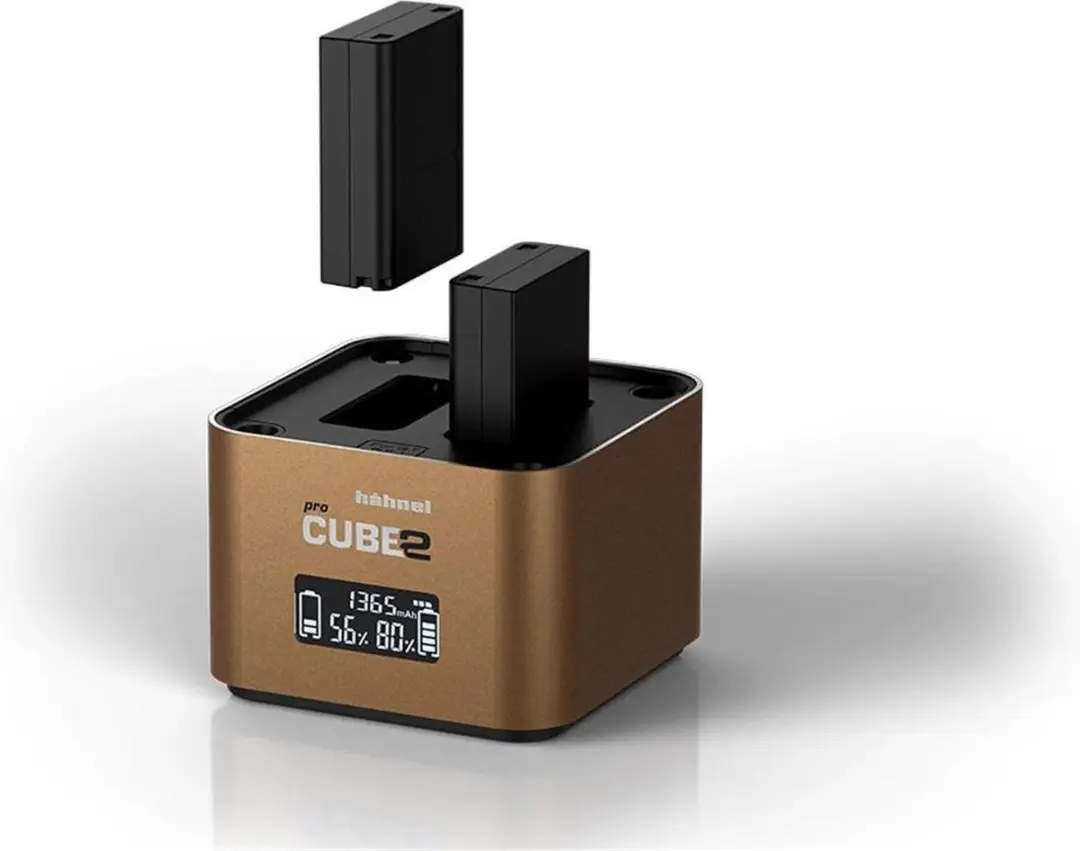 Hähnel ProCube2 Dubbellader Olympus