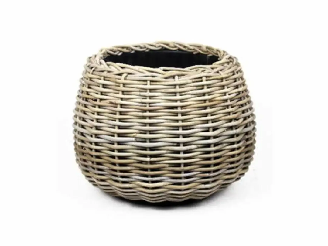 Van Der Leenden Plantenmand Rotan D45xH34cm - Drypot