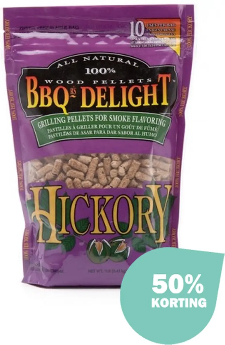 Cobb Hickory Rookpallets 1 Uur