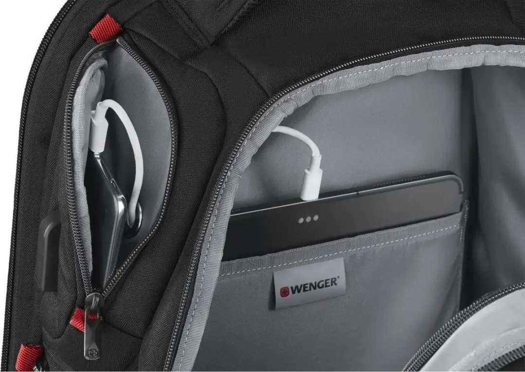 Wenger PlayerOne 17.3" Rugzak 29L - 14" Laptopvak - 10 Vakken - Zwart