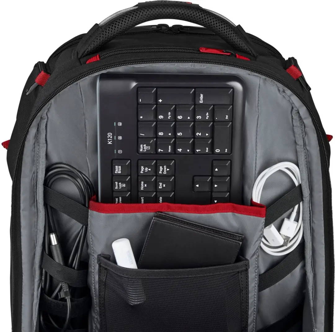 Wenger PlayerOne 17.3" Rugzak 29L - 14" Laptopvak - 10 Vakken - Zwart