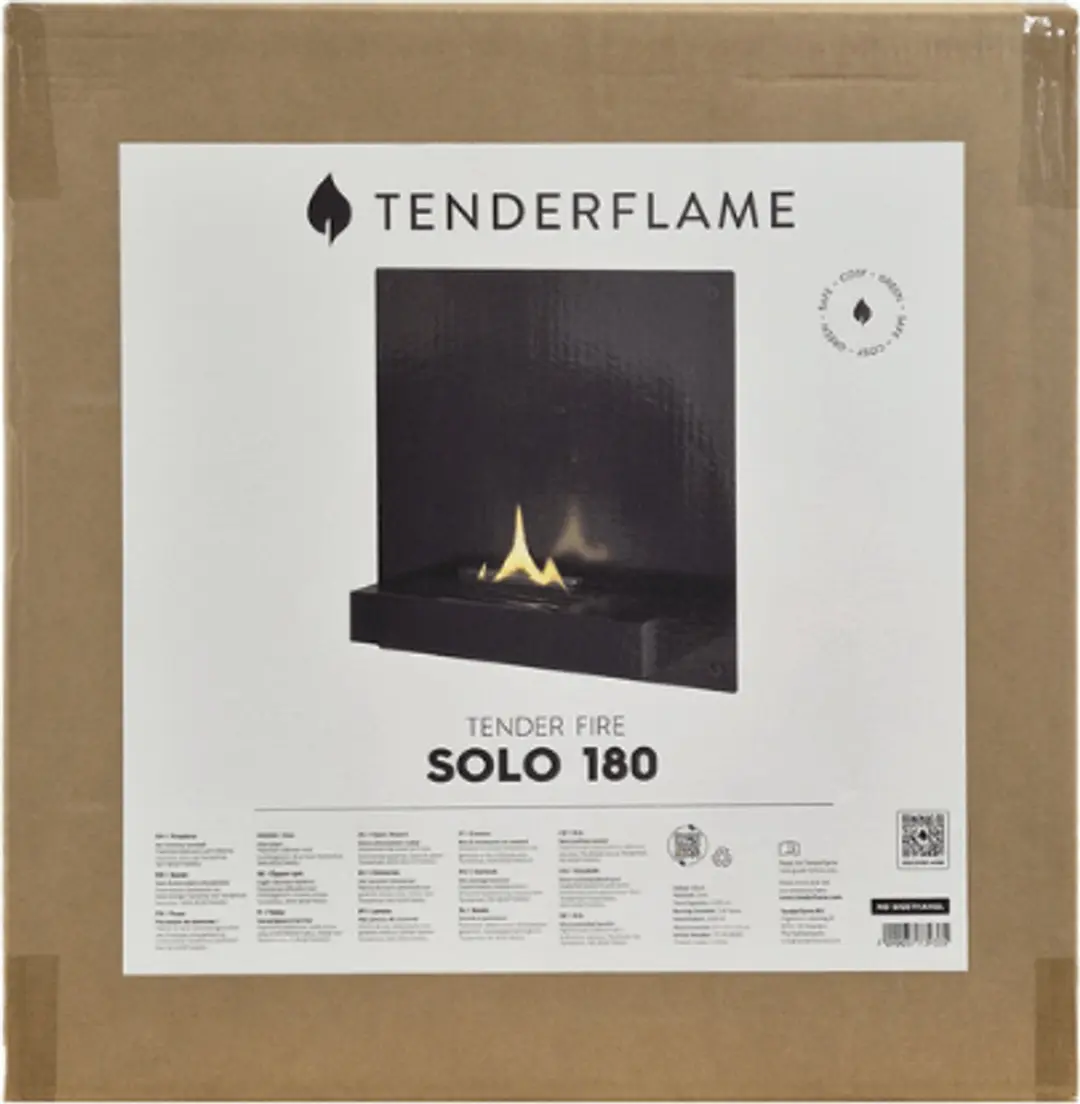 Tenderflame Solo 180 Design Haard - 2000W - Schwarz - afbeelding 5 van 6