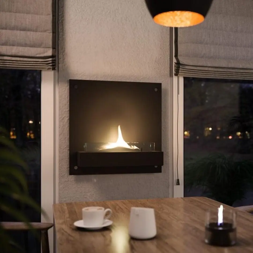 Tenderflame Solo 180 Design Haard - 2000W - Schwarz - afbeelding 3 van 6