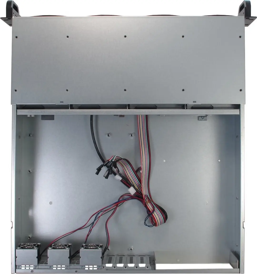 Intertech 2U 2404L S-ATA Rack 5x 3.5" - Zwart/Grijs