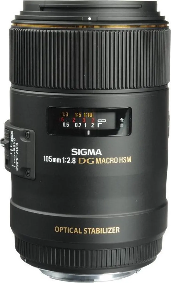 Sigma 105mm F2.8 EX DG OS HSM Macro - Canon EF - 62mm