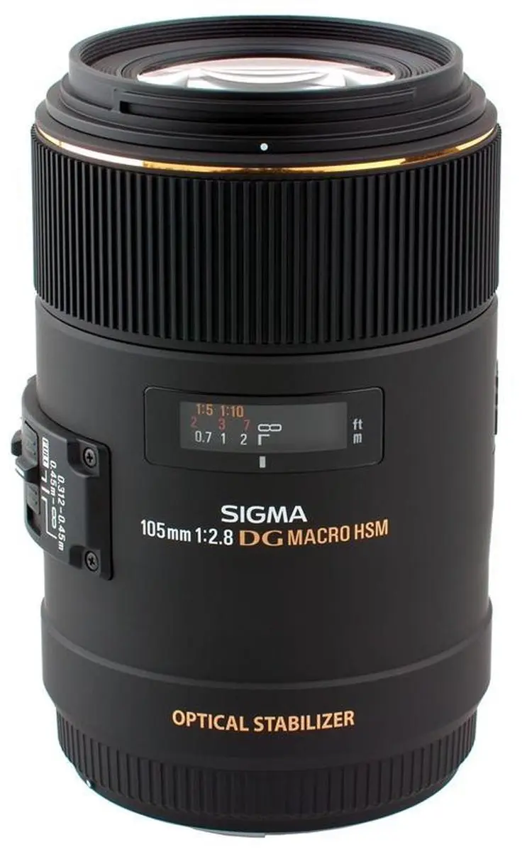 Sigma 105mm F2.8 EX DG OS HSM Macro - Canon EF - 62mm